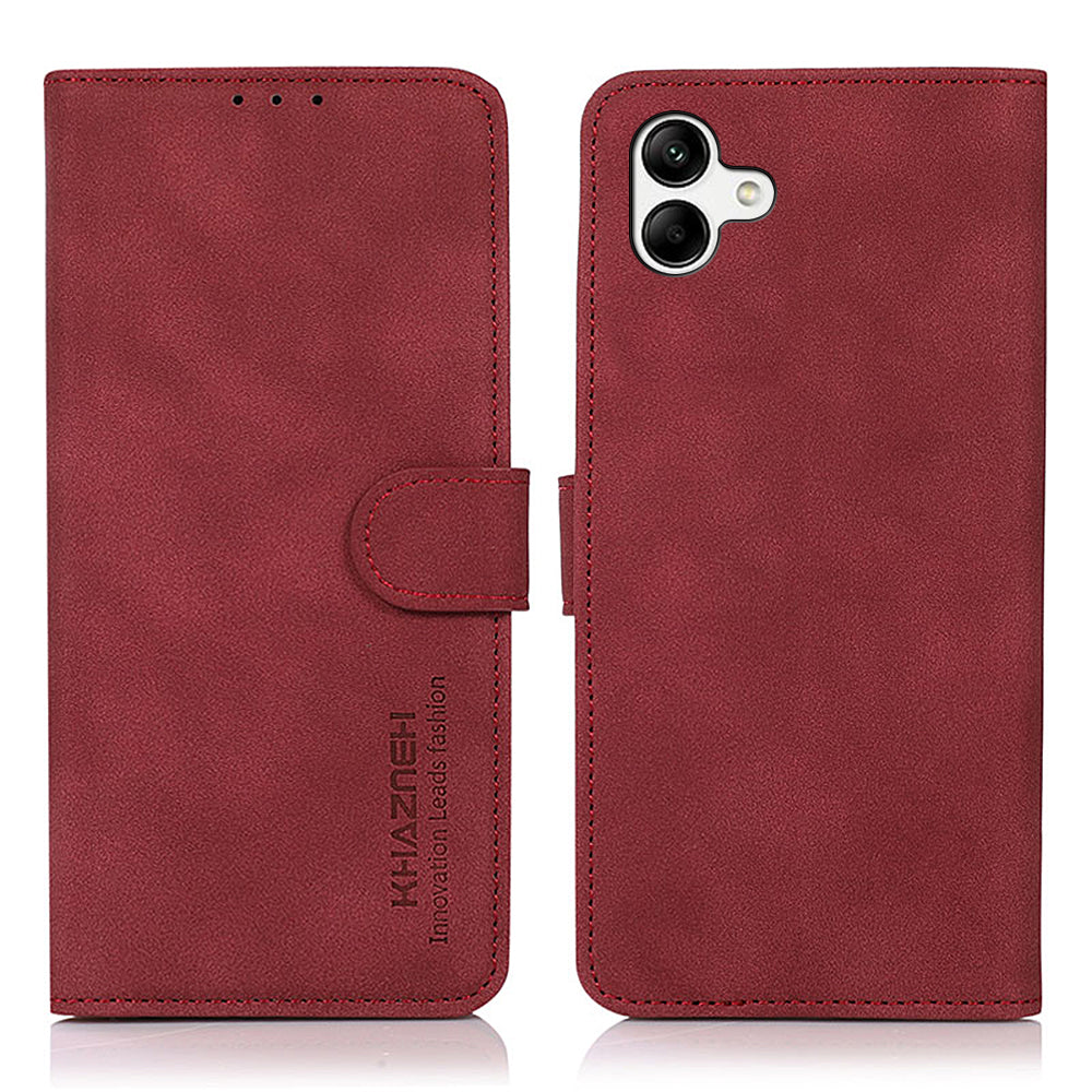 KHAZNEH Pro Samsung Galaxy F14 5G Texturované PU kožené pouzdro na telefon TPU Stojánek na peněženku Flip Kryt na telefon KHAZNEH Pro Samsung Galaxy F14 5G Texturované PU kožené pouzdro na telefon TPU Stojánek na peněženku Flip Kryt na telefon